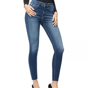 🆕 Good American Good Waist Crop Jeans Sz 0/25 NWT